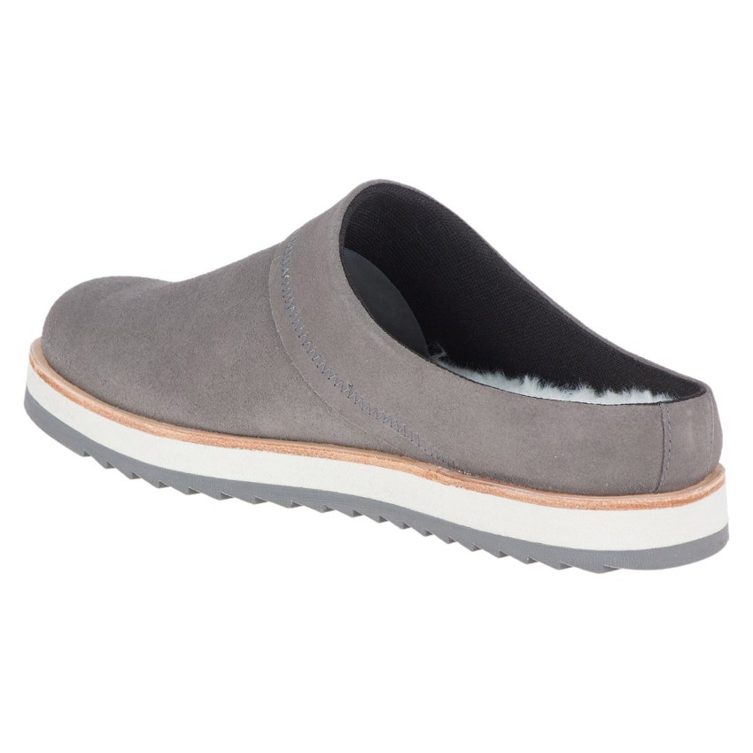 Sabots Merrell Juno Clog Suede Grise Femme | J.B.URRV